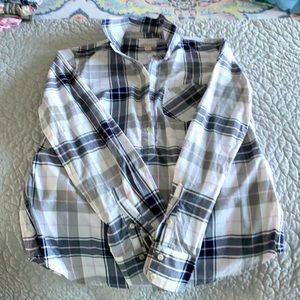 Plaid Button Down